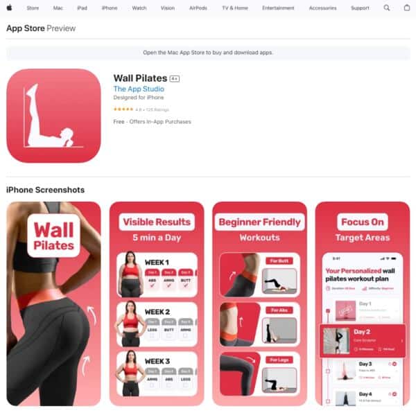 Wall Pilates App Studio