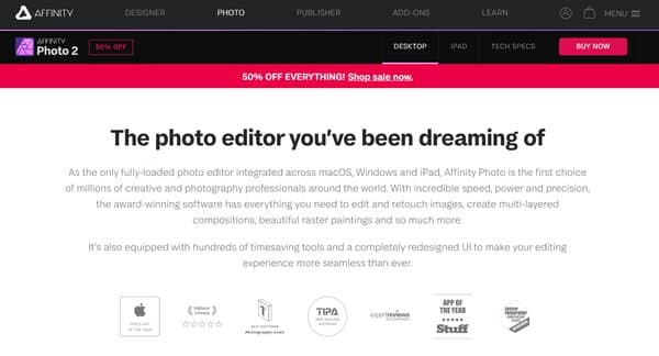 Affinity Photo Editing
