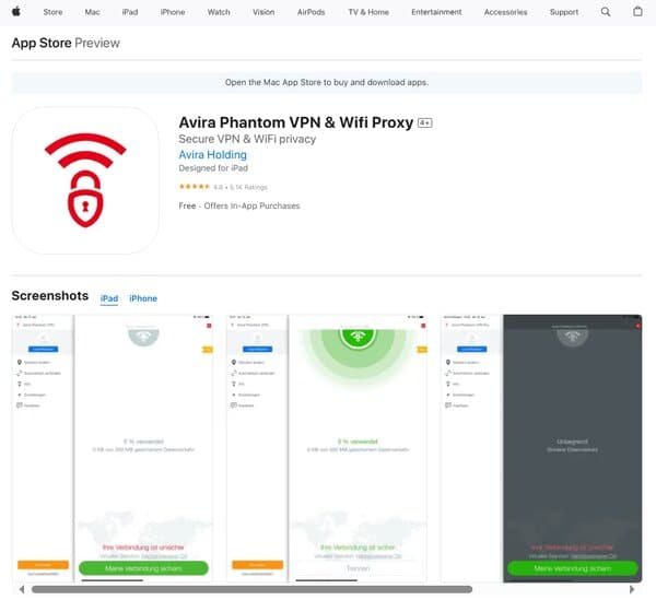Avira iPad