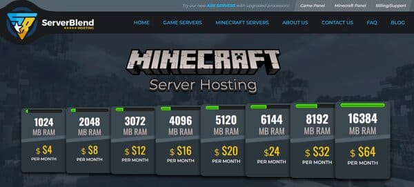 ServerBlend Hosting
