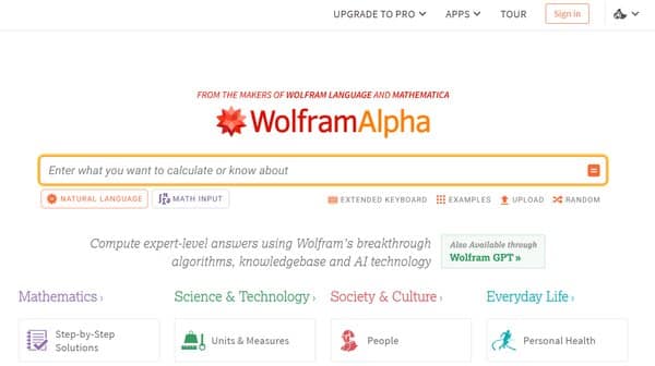Wolfram Alpha