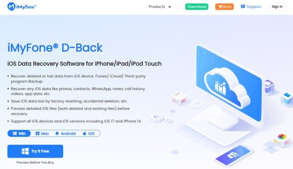 iMyFone iOS Data Recovery Software