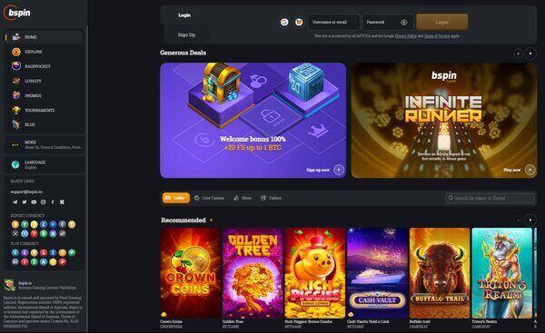 Bspin.io Casino