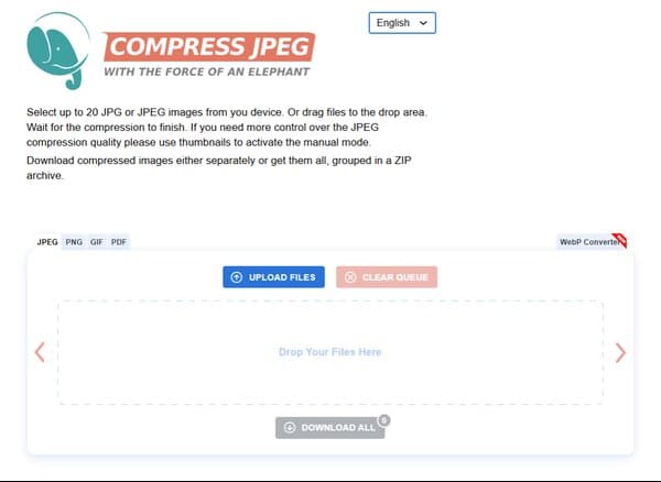 Compress JPEG
