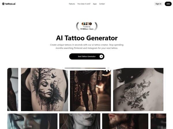 Tattoo Web Site Design and Ideas